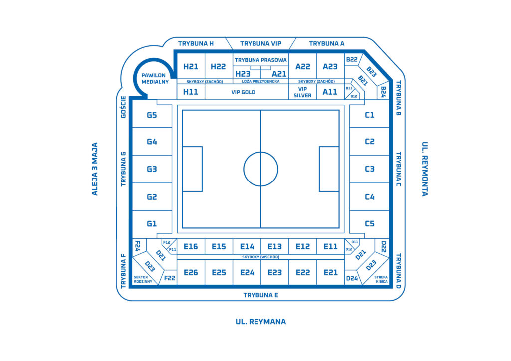 Mapa Stadionu